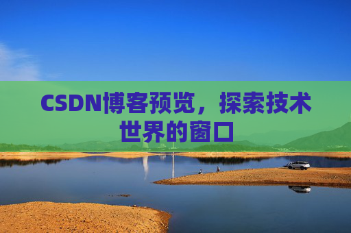 CSDN博客预览,探索技术世界的窗口
